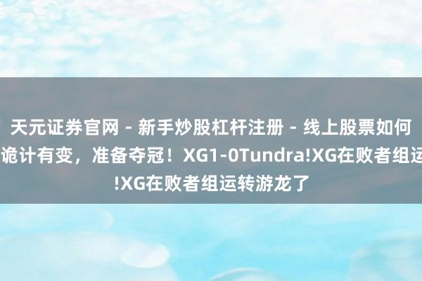 天元证券官网 - 新手炒股杠杆注册 - 线上股票如何配资开户 诡计有变，准备夺冠！XG1-0Tundra!XG在败者组运转游龙了