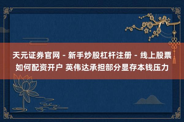 天元证券官网 - 新手炒股杠杆注册 - 线上股票如何配资开户 英伟达承担部分显存本钱压力